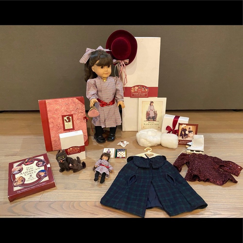 Retired American Girls Samantha Original Doll and accessories